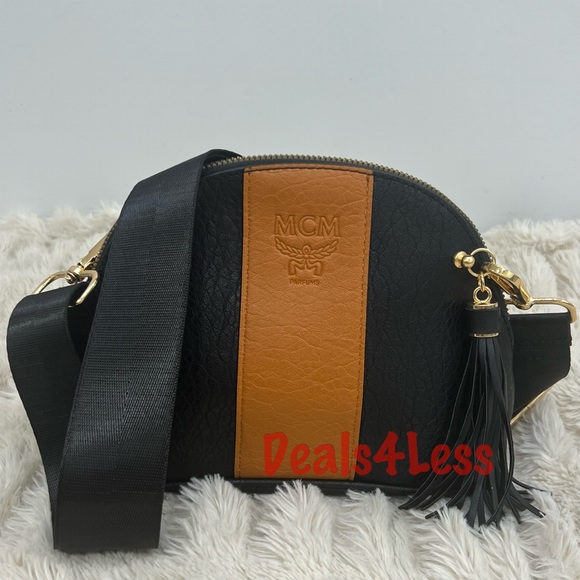 MCM Handbags - MCM Pouch Crossbody Bag Purse Shoulder bag Removable Straps and Tassel NEW